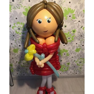 Кукла из воздушных шаров