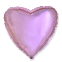 Шар с гелием фольга Сердце Розовый 18&rdquo;/45см